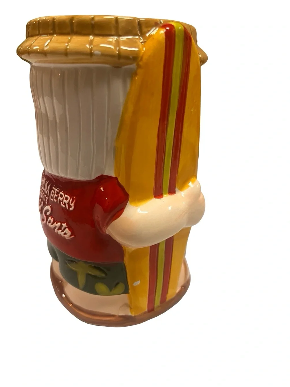 Beachbum Berry Sippin' Surfin Santa Christmas Ceramic Tiki Mug Bar Mancave